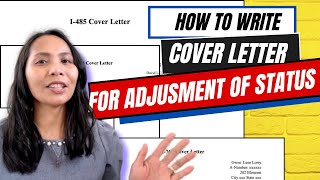 How To Write Cover Letter for Form I485 I864 I131 I765  Adjustment of Status Packet [upl. by Willmert973]