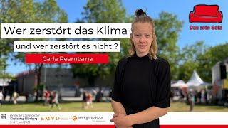 FFF vs letzte Generation  Carla Reemtsma auf dem roten Sofa [upl. by Adnarrim]