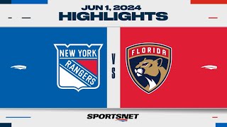 NHL Game 6 Highlights  Rangers vs Panthers  June 1 2024 [upl. by Morry812]