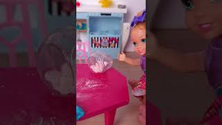 Annie Cleans Up The Kitchen 🫧 dolls cleaning shorts [upl. by Jillian]