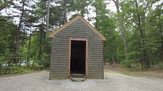 Walden Pond Thoreau Cabin Site 4K  Concord Massachusetts [upl. by Nevs680]