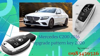 Mercedes C200 upgrade pattern smart key 2020 [upl. by Lehcir969]