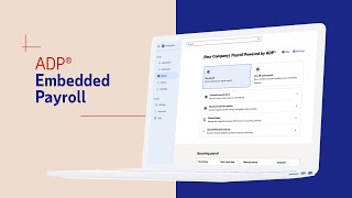 ADP Embedded Payroll [upl. by Akirdna155]