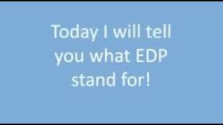 What EDP stands for [upl. by Onileva545]