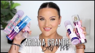 Ariana Grande Body Mist Fragrance Review  ALL SCENTS [upl. by Morry571]