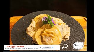 RAVIOLES DE FOIE GRAS A LA CREME DE BOLETS ET CHUTNEY DE FIGUES REEDIT [upl. by Arrio]