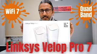 Linksys Velop Pro 7  Super Fast WiFi 7 Mesh Router [upl. by Atolrac]