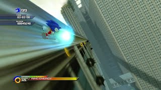 Skyscraper Scamper Day Act 12 S Rank  Sonic Unleashed DLC [upl. by Attaynek]