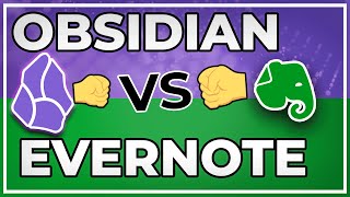 Obsidian vs Evernote  Which NoteTaking App Is Better [upl. by Netsuj852]