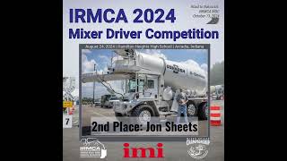 2024 Winners Circle  IRMCA 2024 Mixer Driver Competition  Indiana Ready Mix Concrete Association [upl. by Anitsenre]