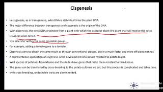 Transgenics cisgenesis and intragenesis [upl. by Assilrac]