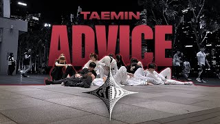 KPOP IN PUBLIC TAEMIN 태민  ADVICE ONE TAKE DANCE COVER  GRID SINGAPORE [upl. by Sair829]