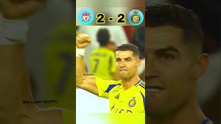 Liverpool vs Al Nassr  Match Highlights 2024 ronaldo football shorts liverpool 🔥🔥🔥 [upl. by Silvio328]