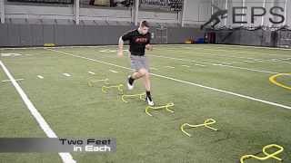 Adjustable Training Hurdle  Instructional Drills Video Improve Speed and Footwork [upl. by Newsom]