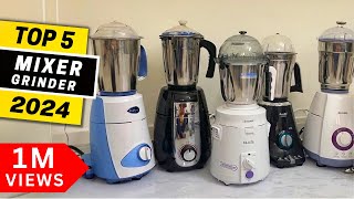 Best Mixer Grinder India 2024 ⚡ Sujata  Bosch  Philips  Bajaj  Preethi ⚡ 500W  750W  1000W [upl. by Amoreta]