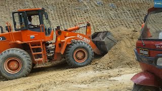 JCB Excavator and Wheel Loader Mountain Road Construction [upl. by Eek]