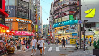 Walking from Myeongdong to Dongdaemun on a summer night  Walking Tour Seoul 4K HDR [upl. by Gerius]