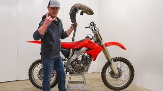 CR250 TWO STROKE TEARDOWN [upl. by Emery982]