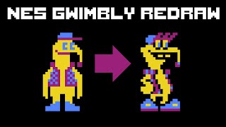 Redrawing Gwimblys classic NES sprite [upl. by Chapen]