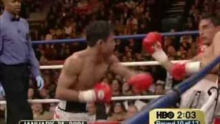 Pacquiao vs Morales II Round 10 [upl. by Asenev]