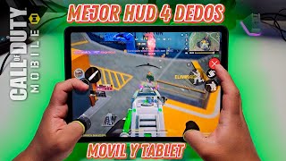 El mejor HUD a 4 dedos para COD MOBILE 2024 [upl. by Macmillan893]