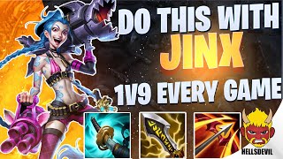 WILD RIFT JINX  TOP 1 JINX GAMEPLAY  CHALLENGER RANKED [upl. by Kaiulani]