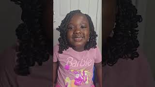 Easy Box braids for Toddlers  Simple back to school hair for kids [upl. by Grindle242]