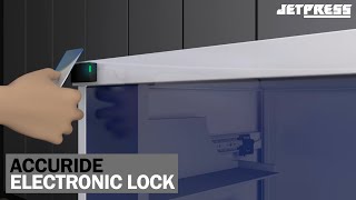 Accuride Drawer Slide With Electronic Lock [upl. by Willabella]