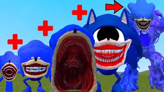 Growing Of All Sonic Tapes Family  All Sonic Tapes Family Battle In Garrys Mod [upl. by Uzzial]