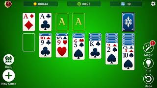 Solitaire Tripledot Klondike Patience Card Game [upl. by Eidorb]