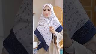 Hijab segiempat tutorial simple model hijab terbaru segiempat hijabstyle hijabers [upl. by Hgiellek]