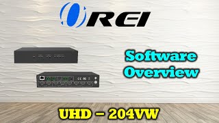 UHD204VW Software Overview  How to Use [upl. by Atiran844]