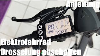 Elektrofahrrad Drosselung abschalten 35kmh und mehr  ADO A20 EBike Geschwindigkeit programmieren [upl. by Hctud468]