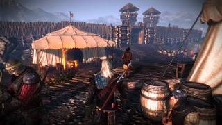 Zyviks Tour for Geralt Kaedweni Military Camp Witcher 2  Henselts Army Base [upl. by Anilatsyrc]