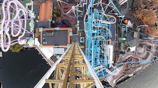 Ikaros Intamin  Sky Jump On Ride POV  Gröna Lund [upl. by Carvey665]