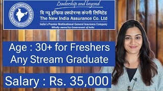 NIACL Assistant Job Vacancy for all stream Fresher Graduates  All India Government Job Vacancy 2024 [upl. by Kimble252]