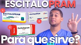 ESCITALOPRAM PARA QUE SIRVE  3 COSAS [upl. by Karlee]