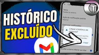 COMO APAGAR O HISTÓRICO DE PESQUISA DO GMAIL [upl. by Armyn345]