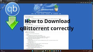 How to Download qBittorrent Correctly [upl. by Layney]