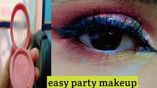 Easy party makeup at home  party makeup karne ka asan tarika Party makeup for beginners by sidra [upl. by Refinneg]