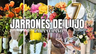 TOP 7 JARRONES CON FLOR para DECORA TU CASA EN VERANO 2024🏠 ORJOS HOME [upl. by Ocsirf]