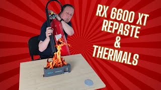 RX 6600XT Repaste amp Thermals [upl. by Fernando]