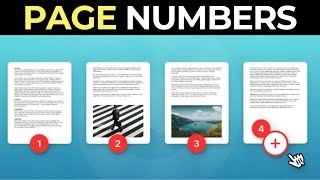 How to Add Page Numbers to PDF Files FREE [upl. by Kemp]