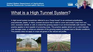 USDA NRCS High Tunnel and Small Farm EQIP Programs [upl. by Sirak]