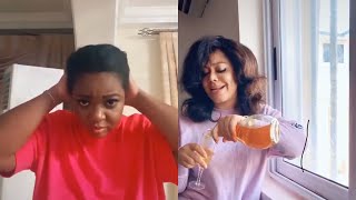 HILARIOUS Jackie Appiah Versus Nadia Buari With Short Comic Relief Skit On Social Media [upl. by Vic142]