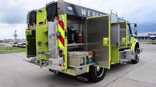 Truck WalkAround Websters FX3 Wildland Pumper [upl. by Arocat]