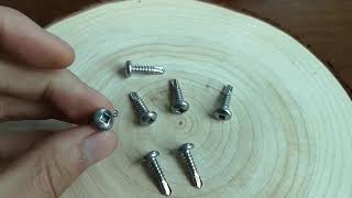 410 Stainless Square Pan Head Selfdrilling Tek Screw [upl. by Husein]