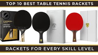 Top 10 Best Table Tennis Rackets for Every Skill Level  Best Ping Pong Paddles  Amazon Products [upl. by Onivla421]