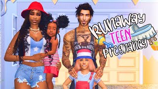 INDEPENDANCE DAY  🤰🏾 RUNAWAY TEEN PREGNANCY CHALLENGE 18 🤰🏾  The Sims 4 LP [upl. by Donnelly]