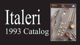 Italeri Katalog 1993 Catalog 32 4K [upl. by Hpesoj919]